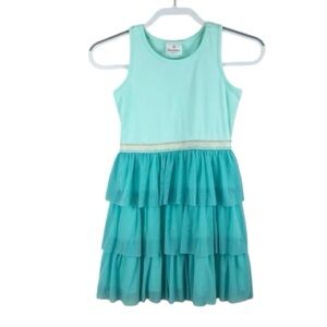 Hanna Andersson Tiered Tulle and Tee Dress Sz 140 (Girls 10)